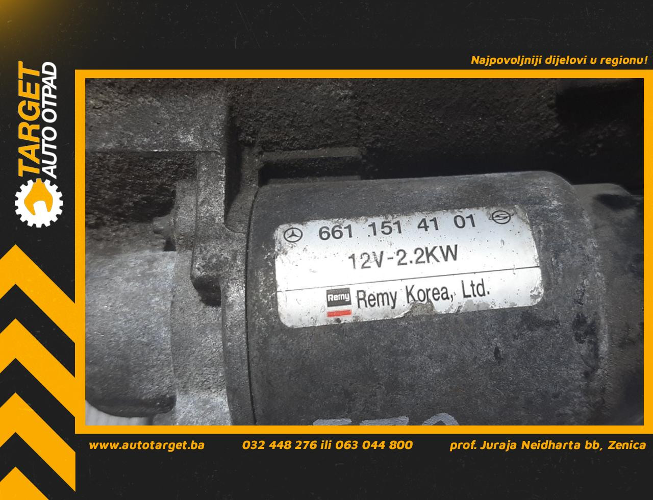 DIJELOVI ALNASER SSANGYONG ACTYON > 06-11 2.0 6611514101