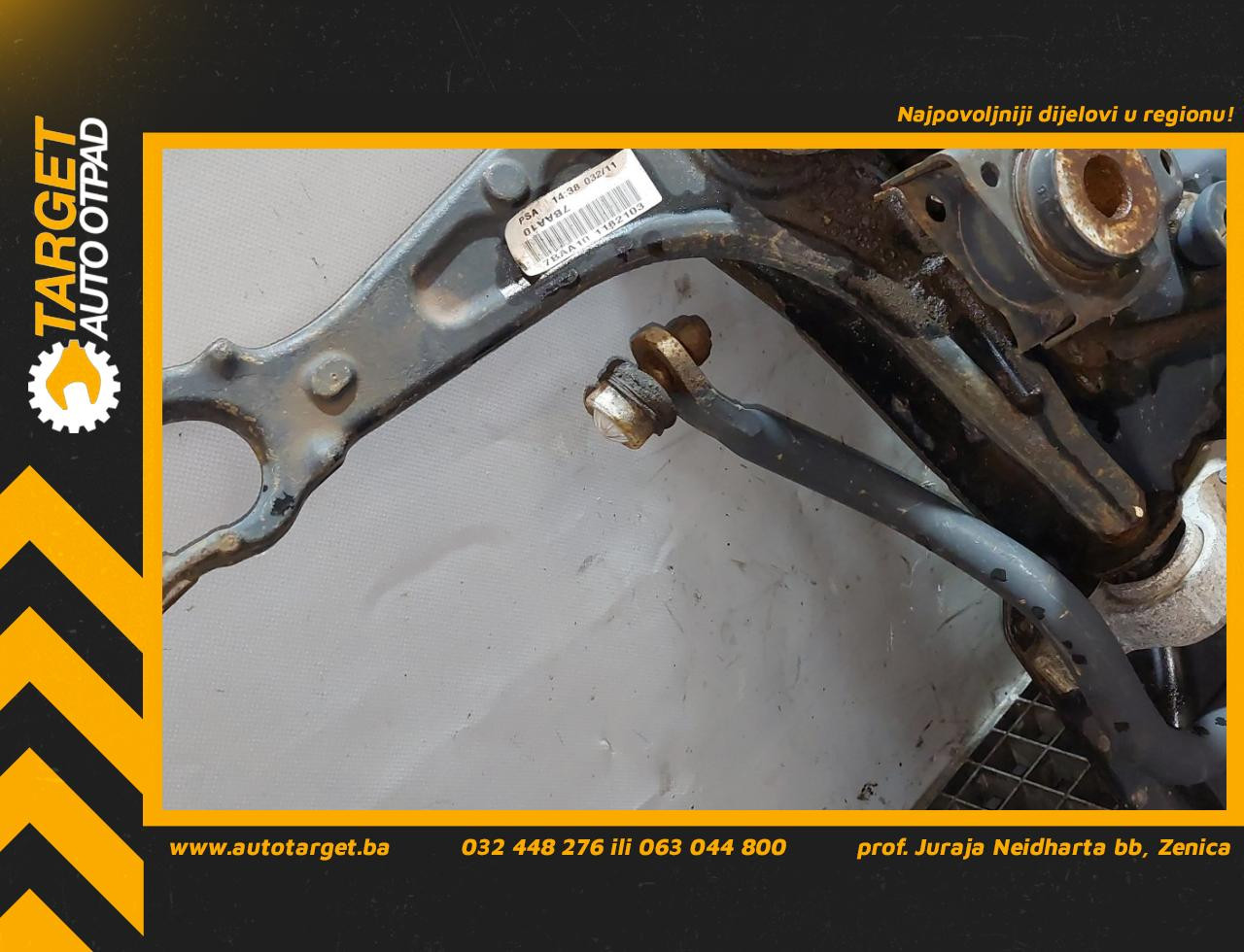DIJELOVI LAFETA CITROEN C5 > 08-10 7BAA10