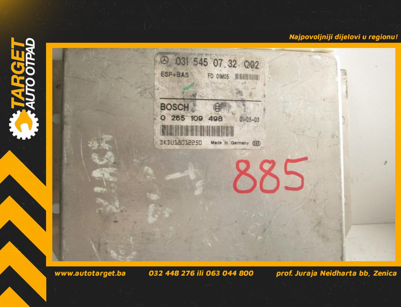 ELEKTRONIKA ESP MERCEDES E KLASA (W210) > 99-02 0315450