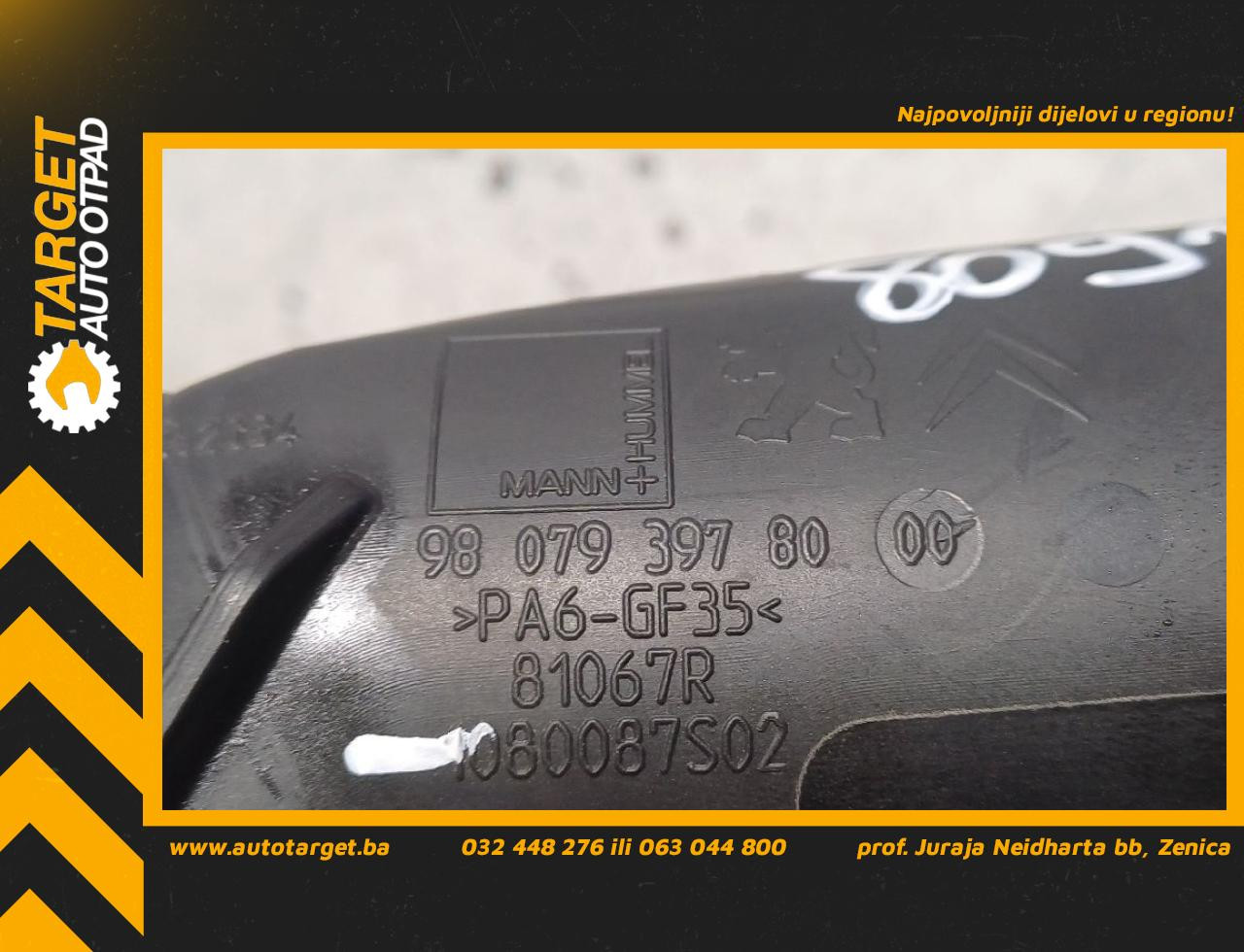 DIJELOVI CRIJEVO CITROEN C4 > 10-17 1 2 9807939780