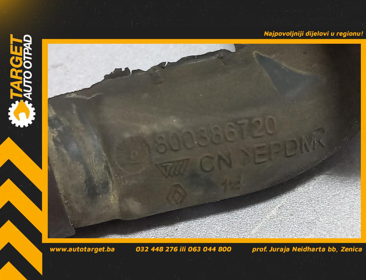 DIJELOVI CRIJEVO RENAULT MEGANE > 06-08 800386720