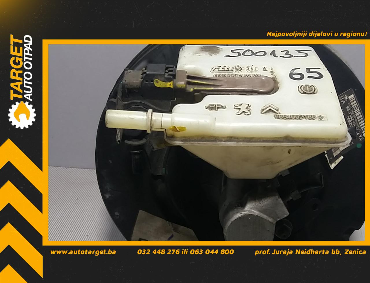 GLAVNI KOCIONI CILINDAR PEUGEOT 3008 > 09-13 9654002180