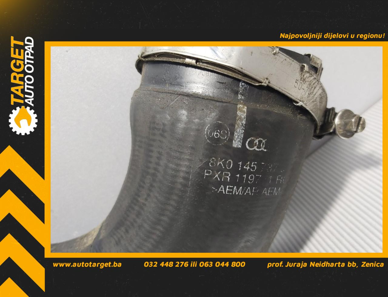 DIJELOVI CRIJEVO INTERKULERA AUDI A4 (B8) > 07-11 8K0145737