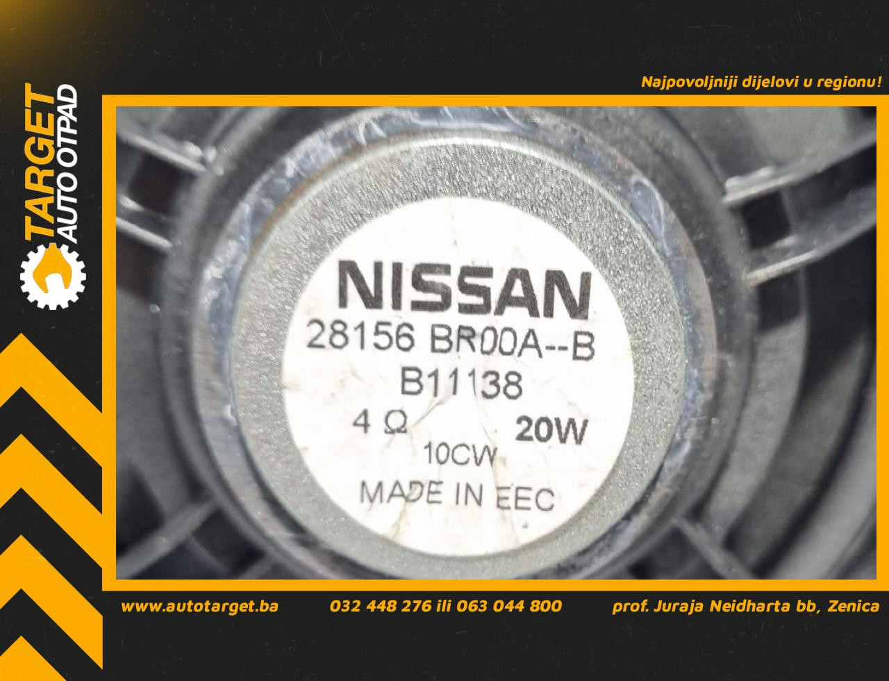 DIJELOVI ZVUCNIK NISSAN JUKE > 14-19 28156BR00A