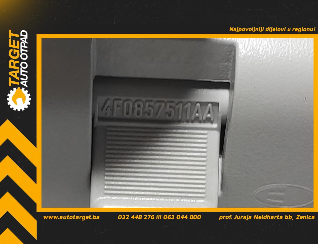 DIJELOVI UNUTRASNJI RETROVIZOR AUDI A6 > 04-08 4F0857511AA