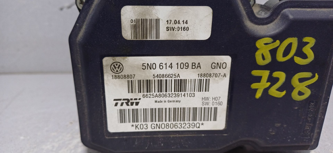ABS ELEKTRONIKA AUDI Q3 > 11-15 5N0614109BA