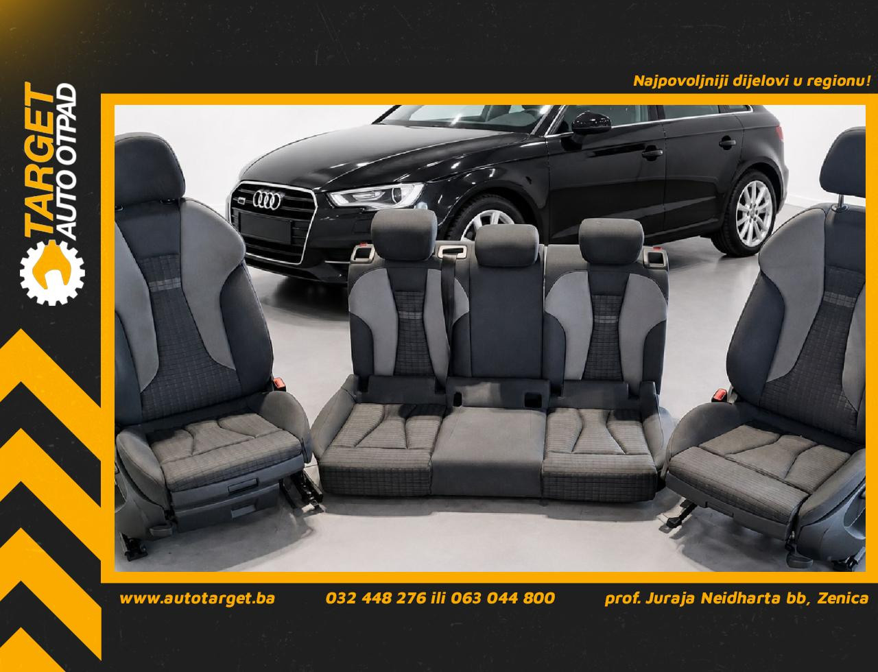 DIJELOVI SJEDISTA AUDI A3 (8V1/8VA) > 12-16 2.0