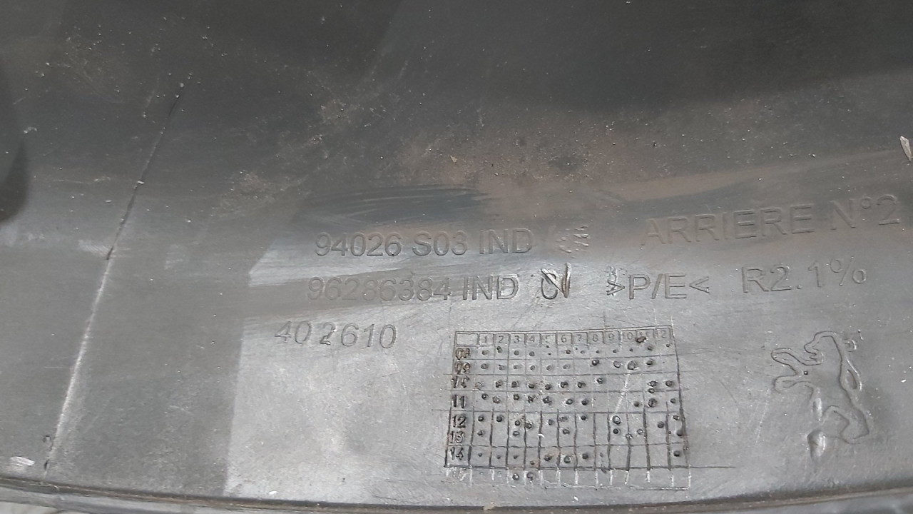 DIJELOVI DIFUZOR PEUGEOT 206 > 98-09 96286384