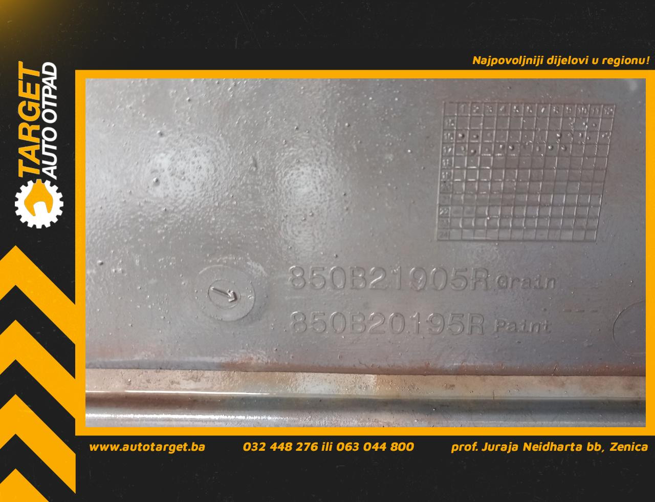 DIJELOVI SPOJLER RENAULT CLIO > 12-16 850B21905R