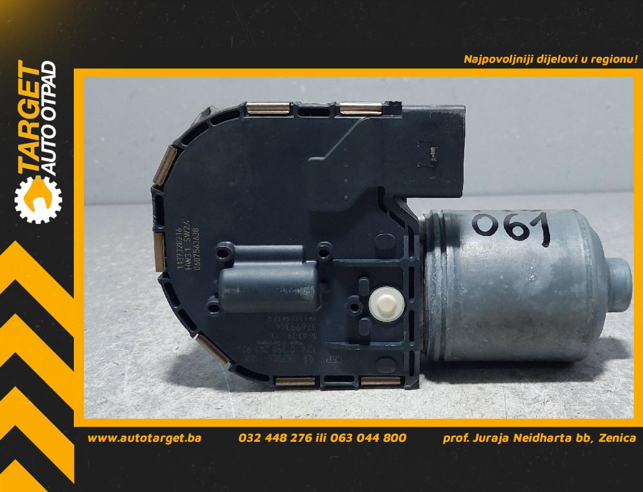 MOTORIC PREDNJEG BRISACA VOLVO S40/V50 > 04-07 30699344
