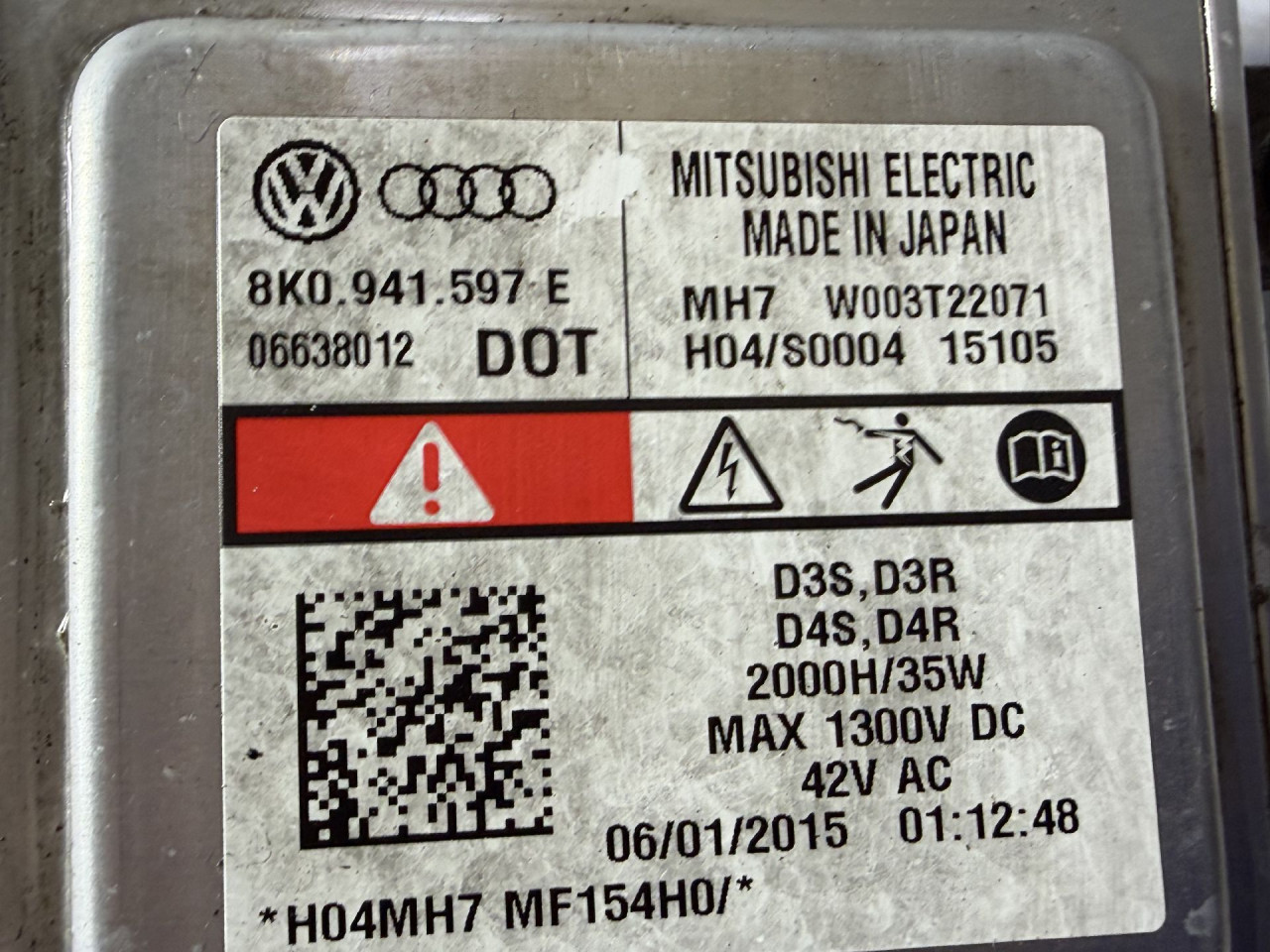 DIJELOVI BALAST FARA VW TOUAREG > 14-18 8K0941597E