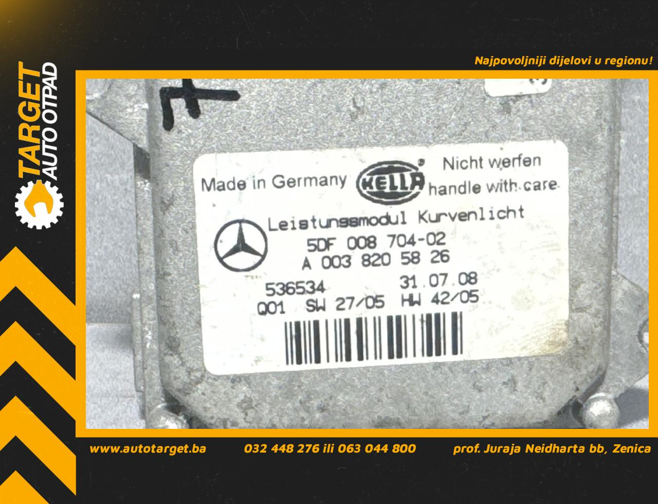 BALAST FARA MERCEDES E KLASA (W211) > 02-07 A0038205826