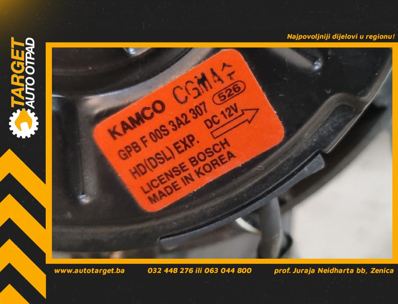 DIJELOVI VENTILATOR KIA CEED > 09-12