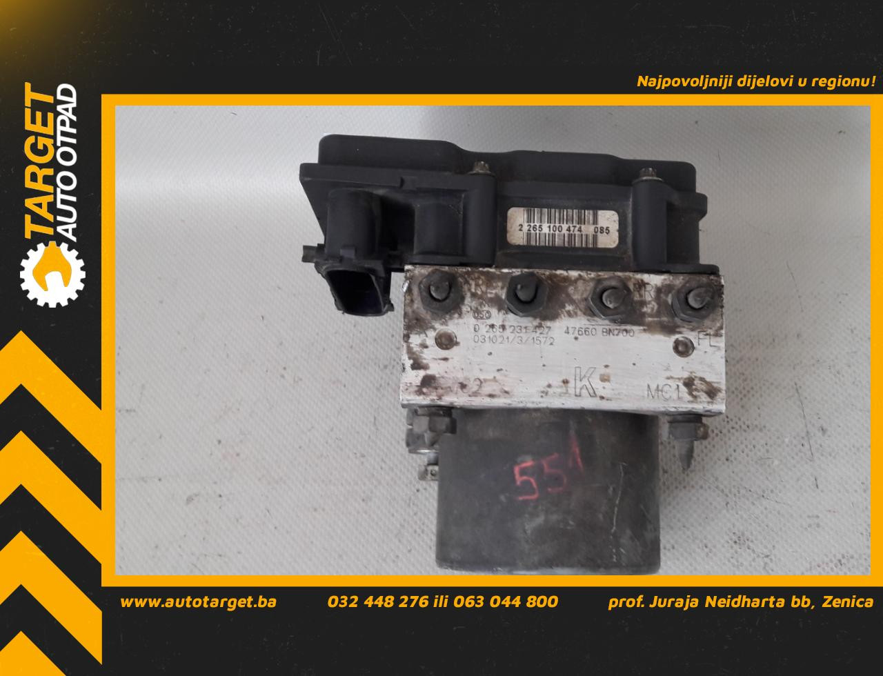 ABS ELEKTRONIKA NISSAN ALMERA > 02-06 47660BN700 0265800379