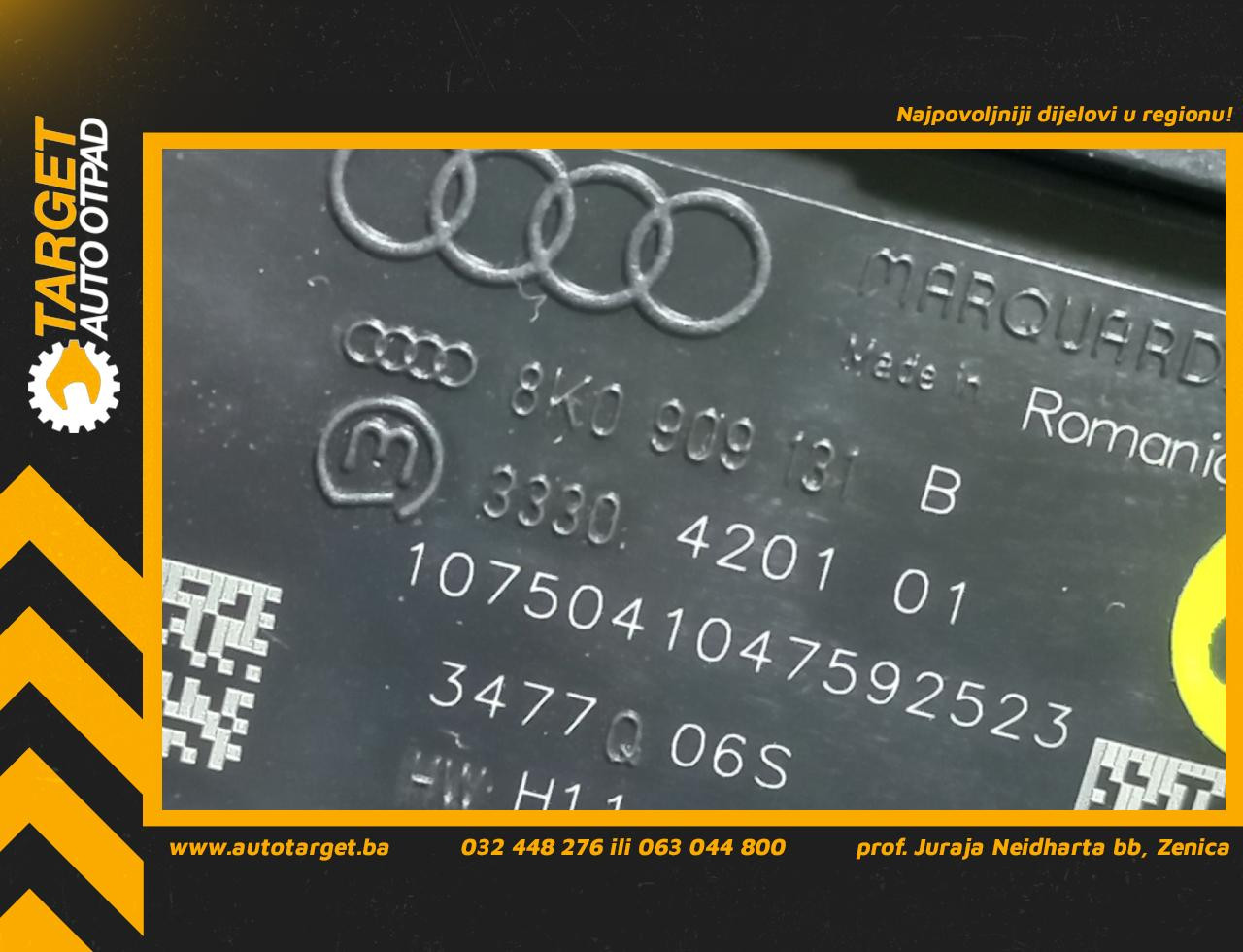 DIJELOVI BRAVA PALJENJA AUDI A4 (B8) > 07-11 2.0 8K0909131B
