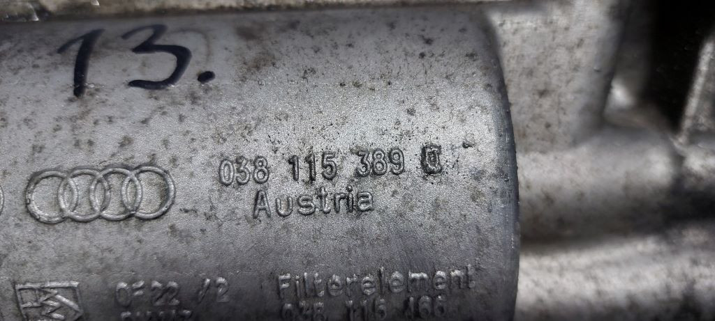 KUCISTE FILTERA ULJA AUDI A4 (B7) > 04-07 038115389D