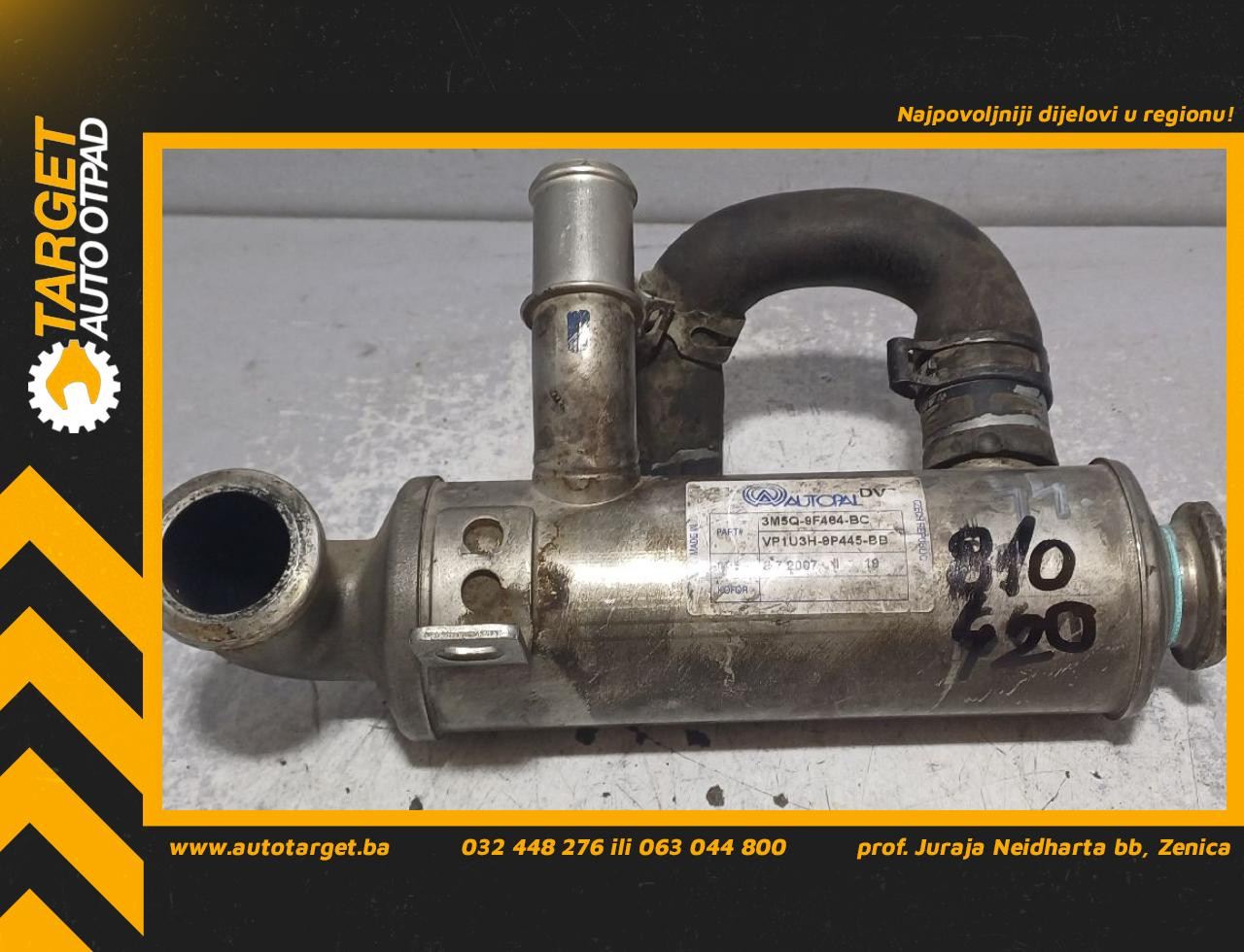 DIJELOVI HLADNJAK EGR VENTILA FORD FOCUS > 05-07 1.6 3M5Q9F464BC