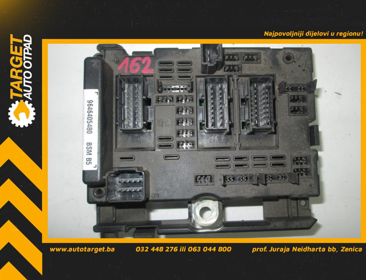 DIJELOVI ELEKTRONIKA MODUL PEUGEOT 307 > 01-05 9646405480