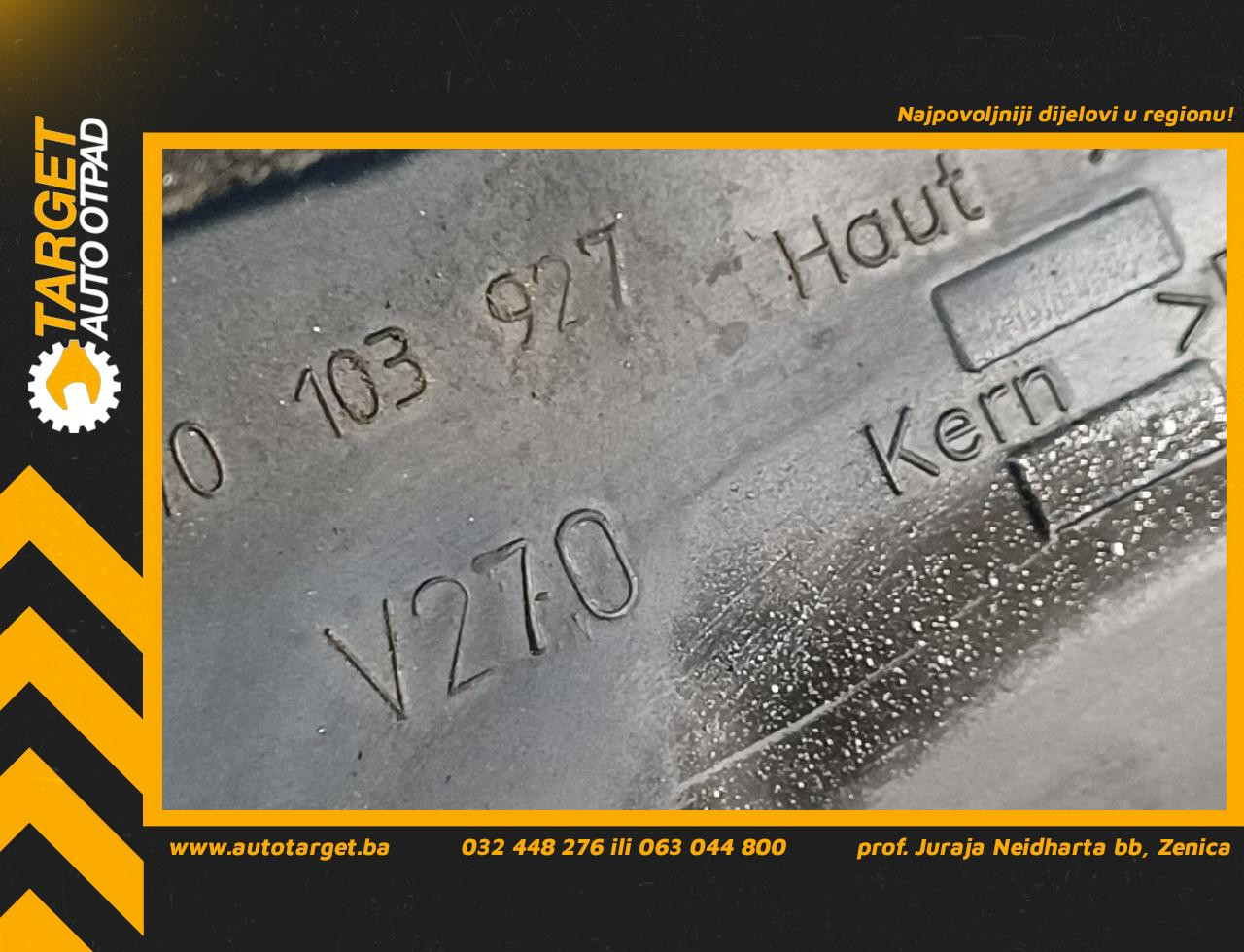 DIJELOVI POKLOPAC MOTORA VW TOUAREG > 02-06 070103927