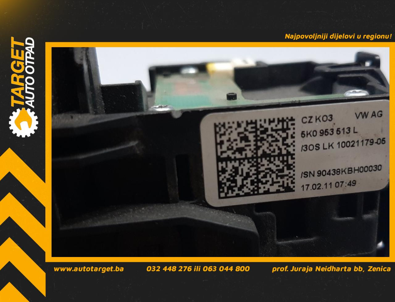 DIJELOVI RUCICE VOLANA VW CADDY > 10-15 5K0953513L