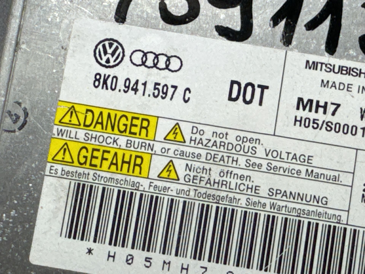 DIJELOVI BALAST FARA AUDI Q3 > 11-15 8K0941597C