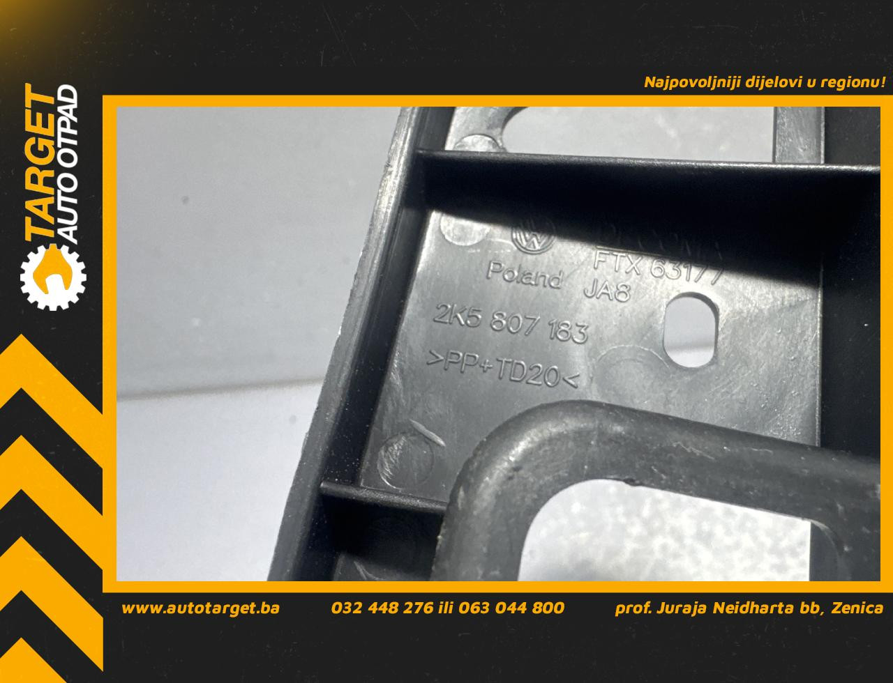DIJELOVI NOSAC BRANIKA VW CADDY > 10-15 2K5807183