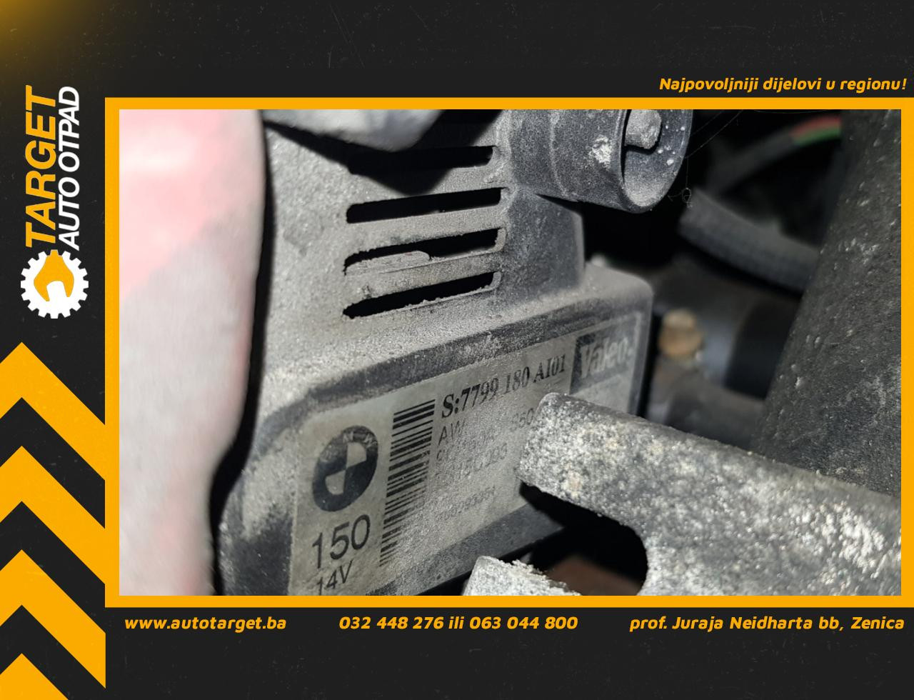 ALTERNATOR BMW SERIJA 3 (E90/E91) > 05-09 7799180AI01