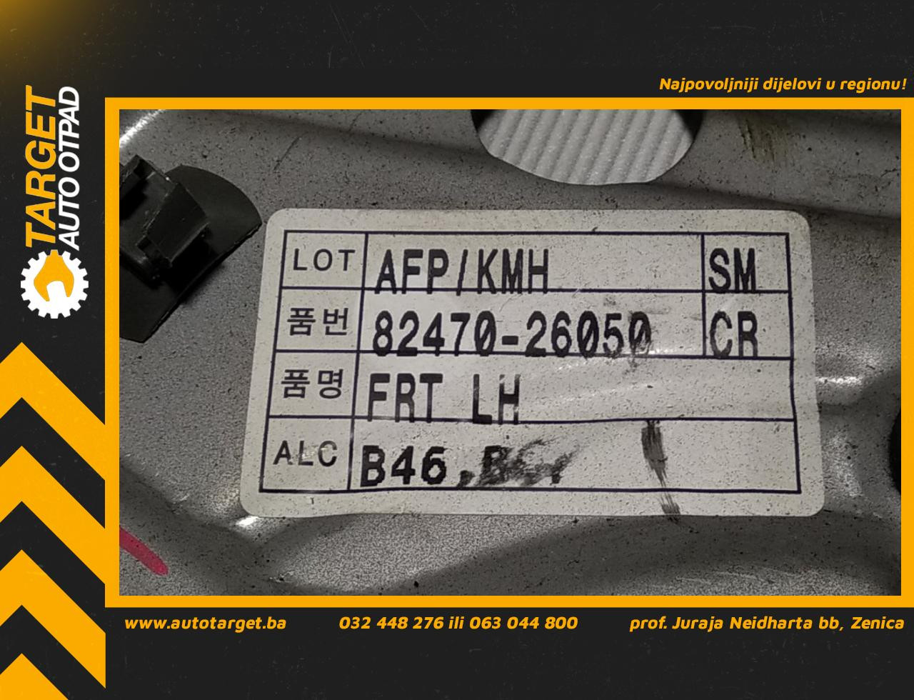 ELEKTRO PODIZAC STAKLA HYUNDAI SANTA FE > 04-06 8247026050