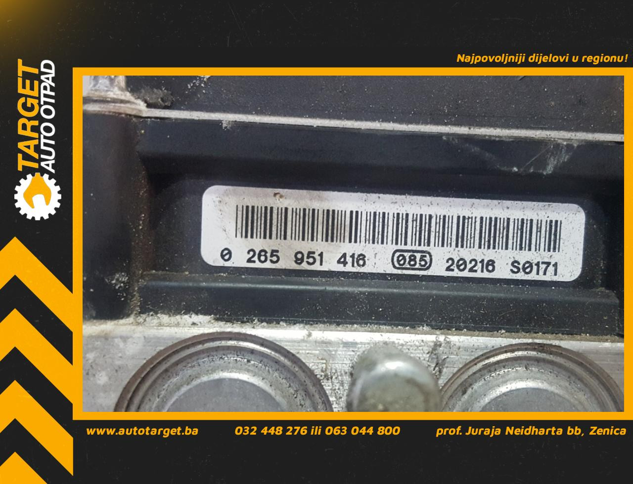 ABS ELEKTRONIKA CITROEN C5 > 11-17 9674804480 0265951416