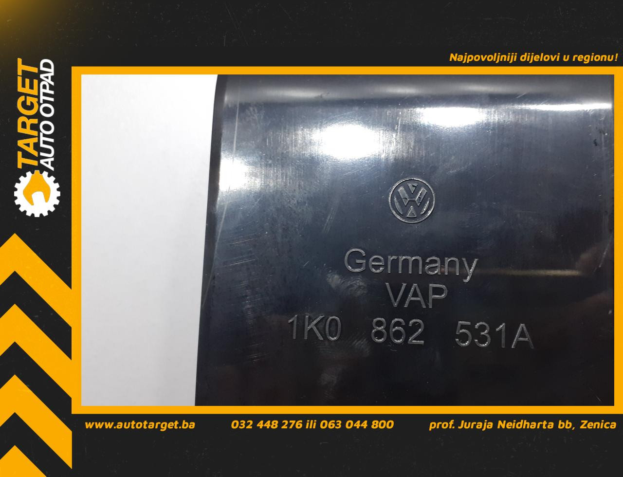 DIJELOVI PLASTIKA VW GOLF 6 > 08-12 1.6 1K0862531A