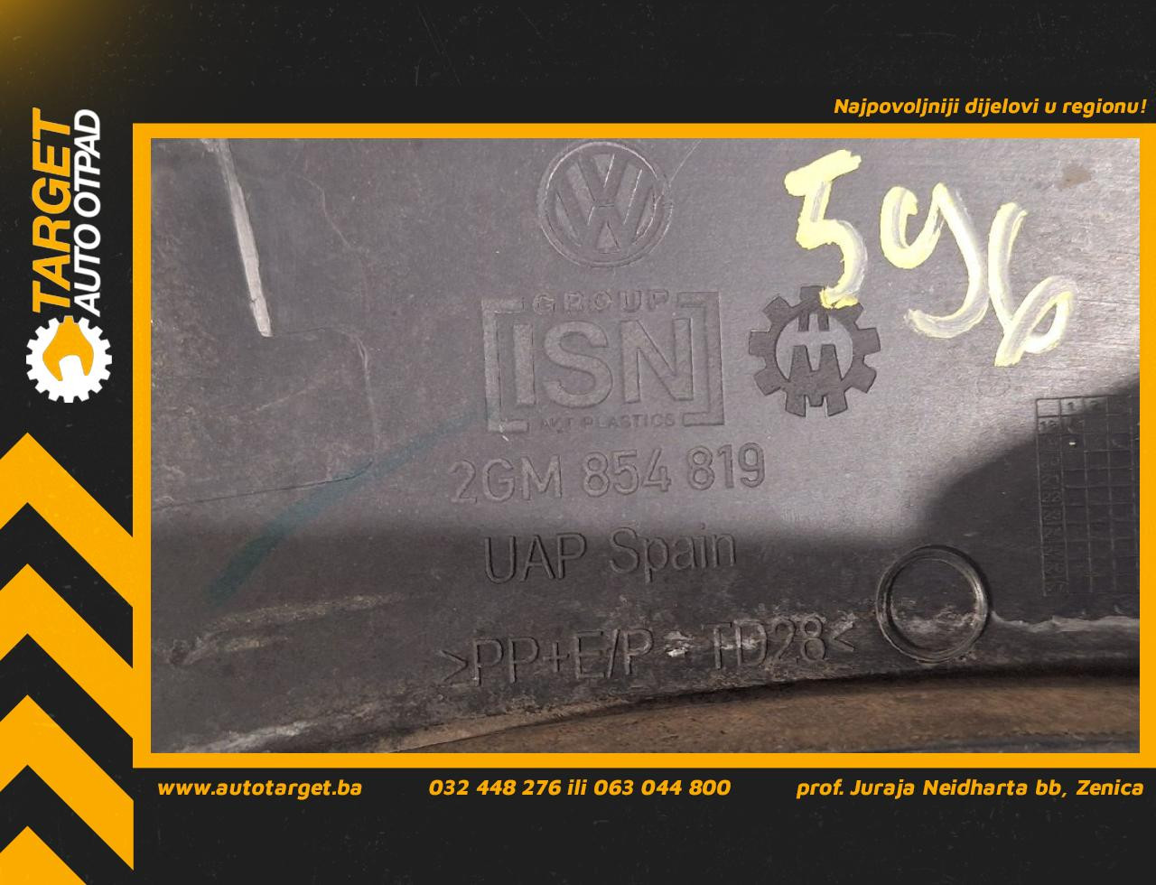DIJELOVI RUB BLATOBRANA VW T-CROSS > 18- 1.0 2GM854819