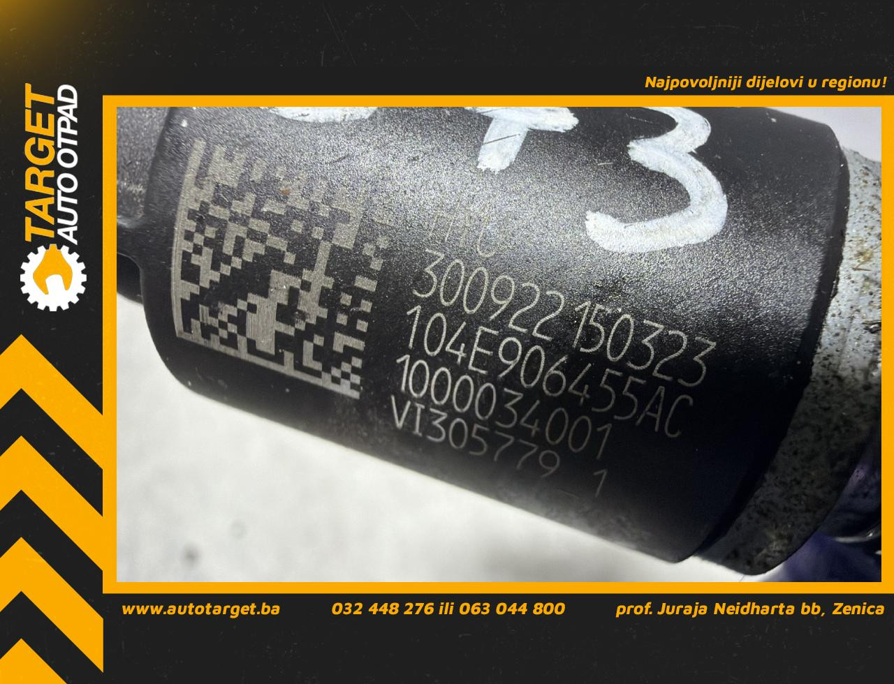 DIJELOVI VENTIL VW GOLF 8 > 19- 1.5 104E906455AC