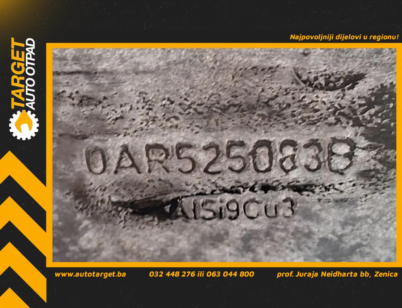 DIJELOVI DIFERENCIJAL AUDI Q5 > 08-11 2.0 0AR525083B 0AR525053
