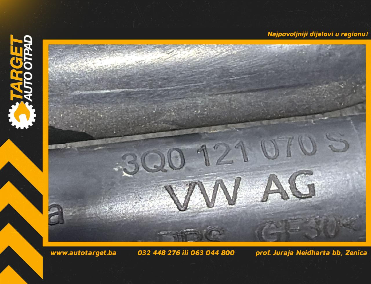 DIJELOVI CRIJEVO AUDI Q3 > 18- 2.0 3Q0121070S
