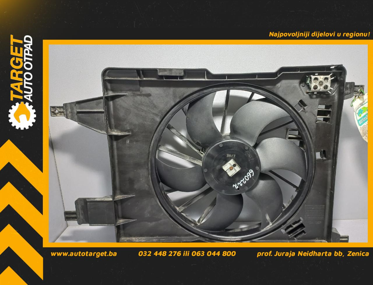 DIJELOVI NOSAC VENTILATORA RENAULT SCENIC > 06-09 8200680824