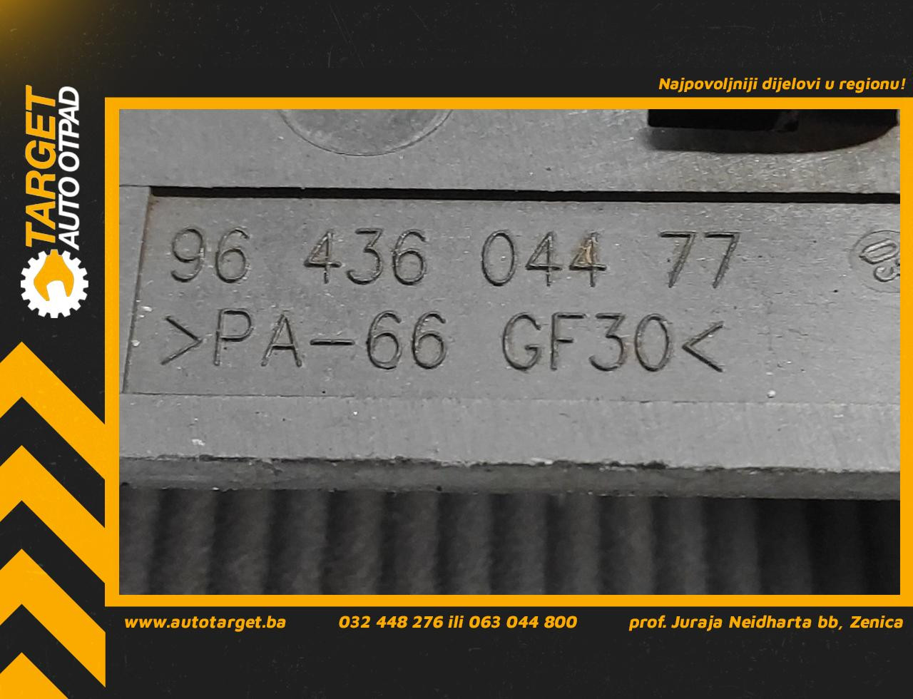 UNUTRASNJA RUCKA VRATA PEUGEOT 307 > 01-05 9643604477