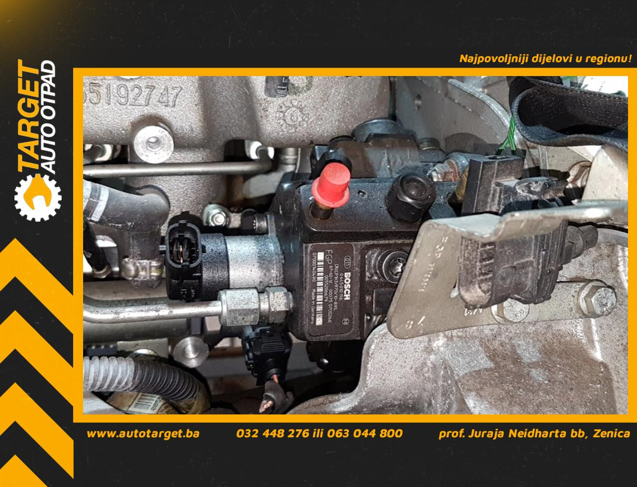 PUMPA VISOKOG PRITISKA SUZUKI SX4 > 05-11 0445010156