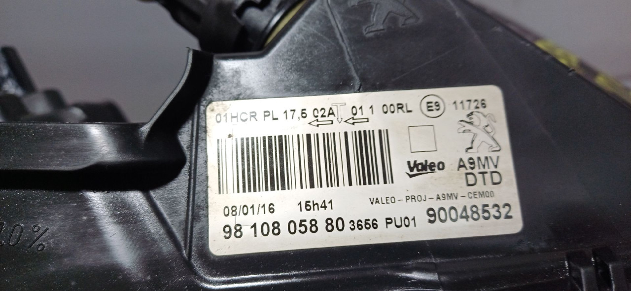 FAR OSTECEN PEUGEOT 208 > 15-19 9810805880