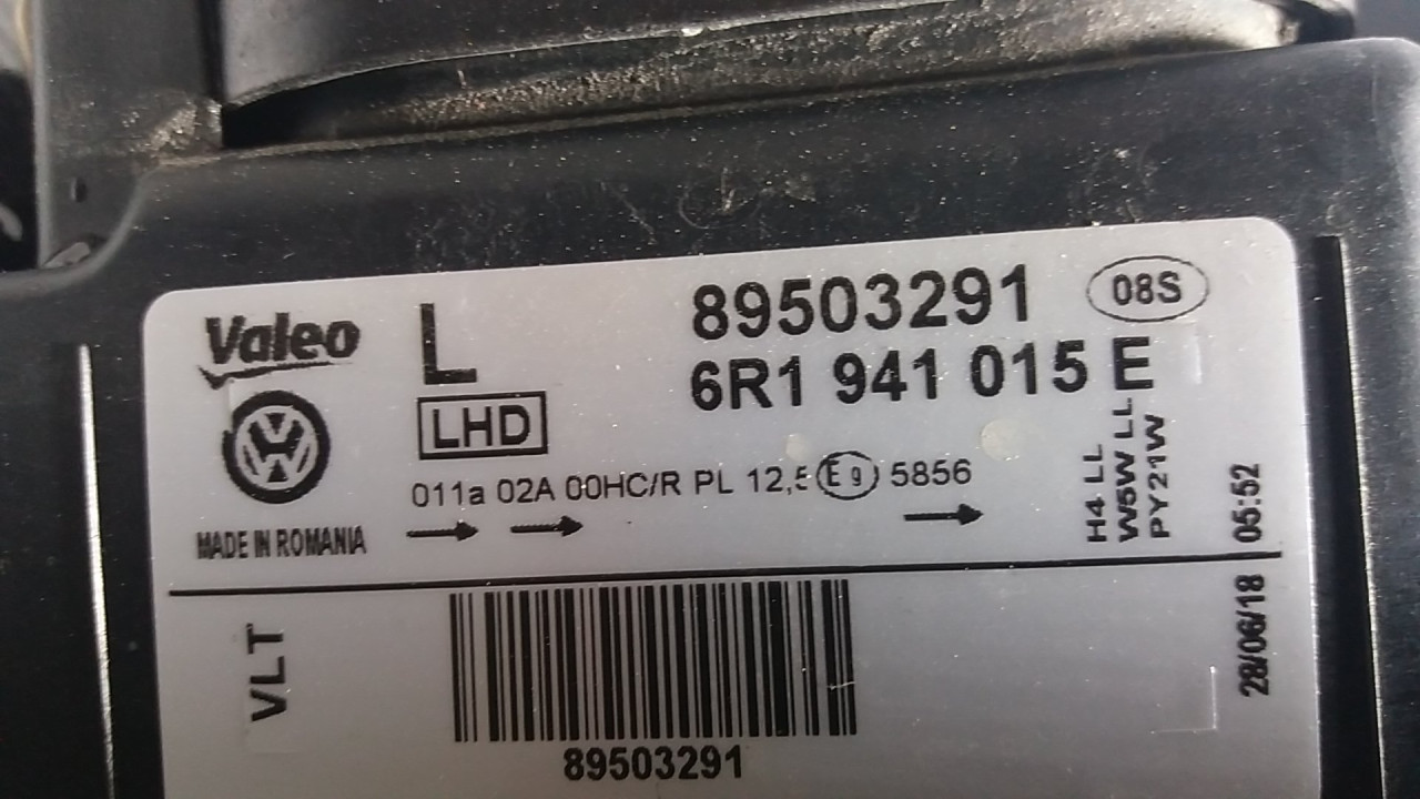 DIJELOVI FAR VW POLO > 09-14 6R1941015E