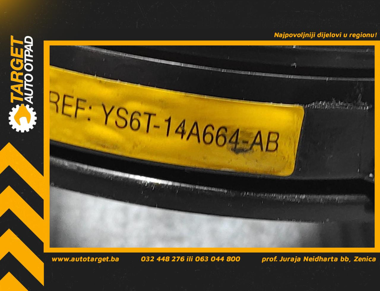 DIJELOVI SPULA VOLANA FORD FIESTA > 99-02 1.25 YS6T-14A664-AB