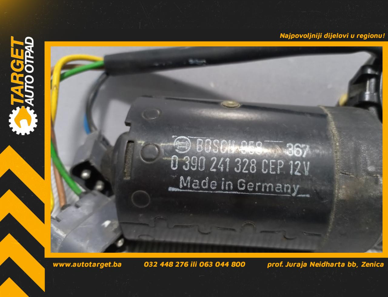 MOTORIC PREDNJEG BRISACA VOLVO 840/850 > 92-97 0390241328