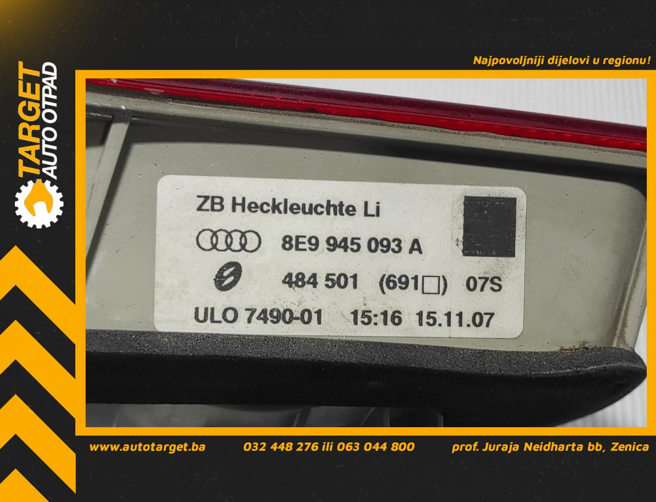 STOP SVJETLO AUDI A4 (B7) > 04-07 8E9945093A