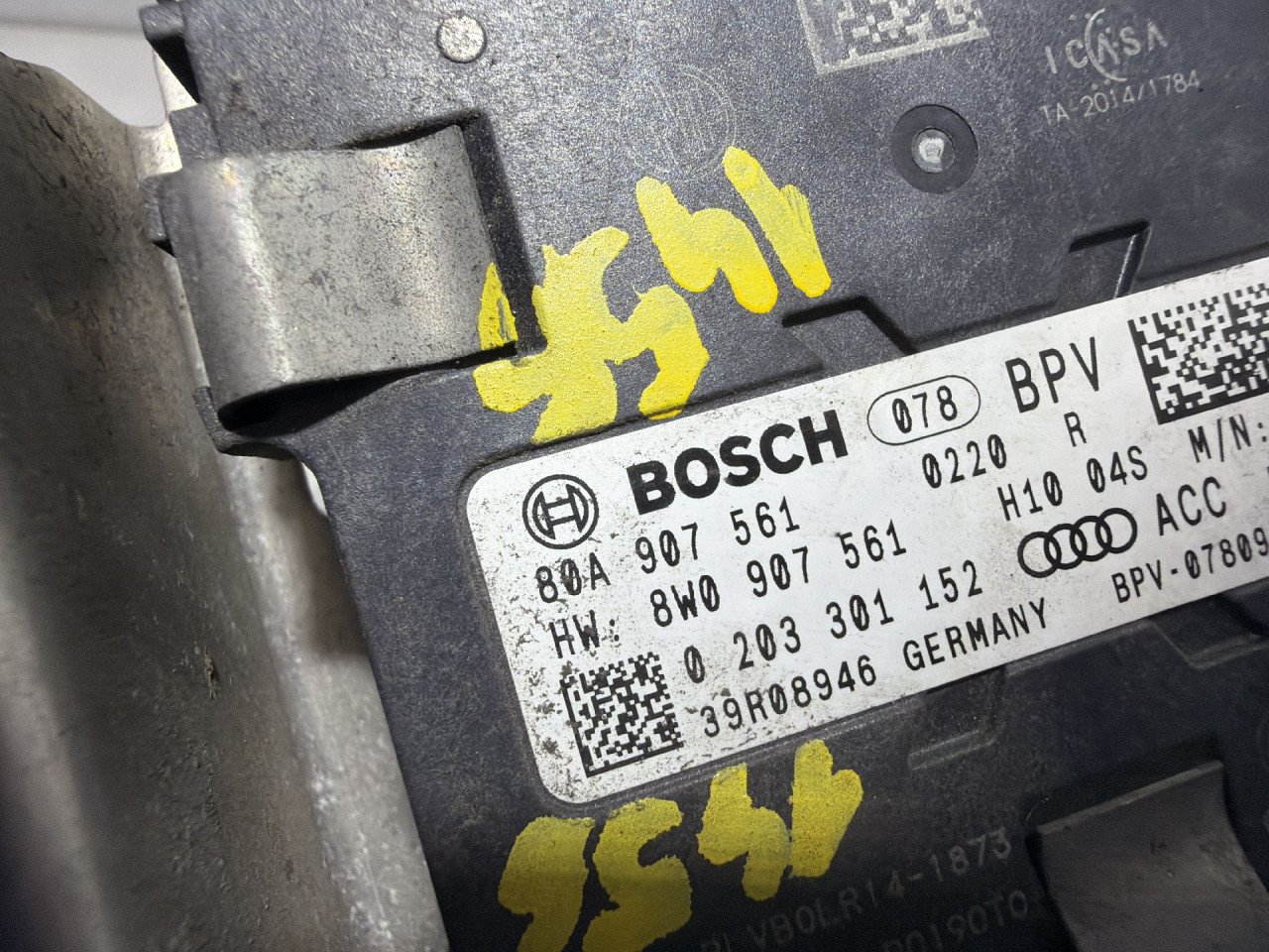 DIJELOVI RADAR SENZOR AUDI Q5 (FY) > 17 - 20  3.0 80A907561