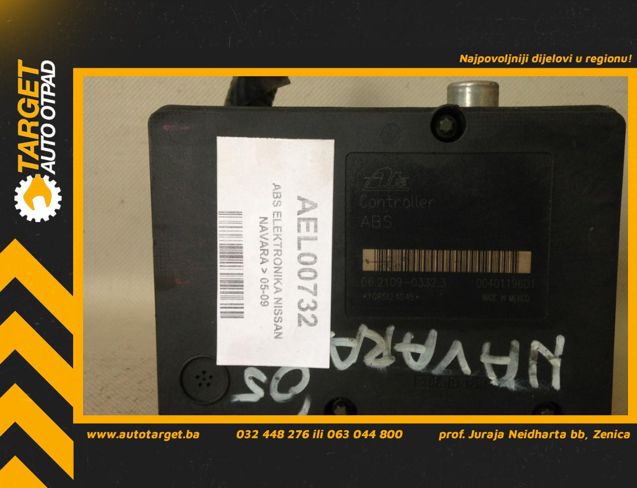 ABS ELEKTRONIKA NISSAN NAVARA PATHFINDER > 05-09 47660EB32A 00401