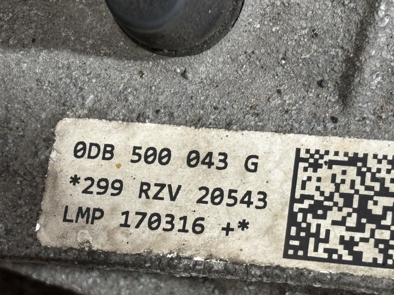 DIFERENCIJAL AUDI A4 (B9) > 15-18 0DB500043G