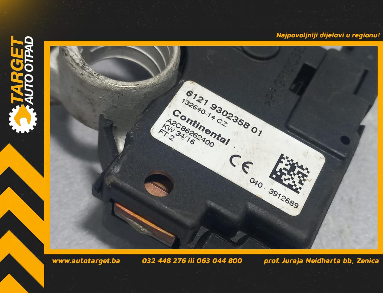 DIJELOVI KLEMA BMW SERIJA 5 (F10/F11) > 13-16 2.0 9302358