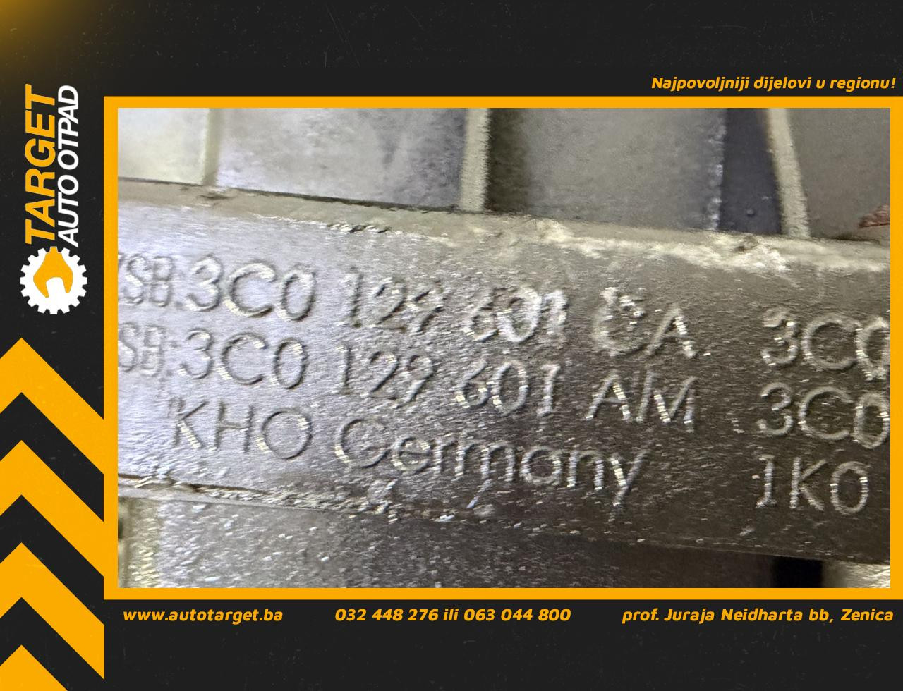 KUCISTE FILTERA ZRAKA VW PASSAT B7 > 10-14 3C0129601CA