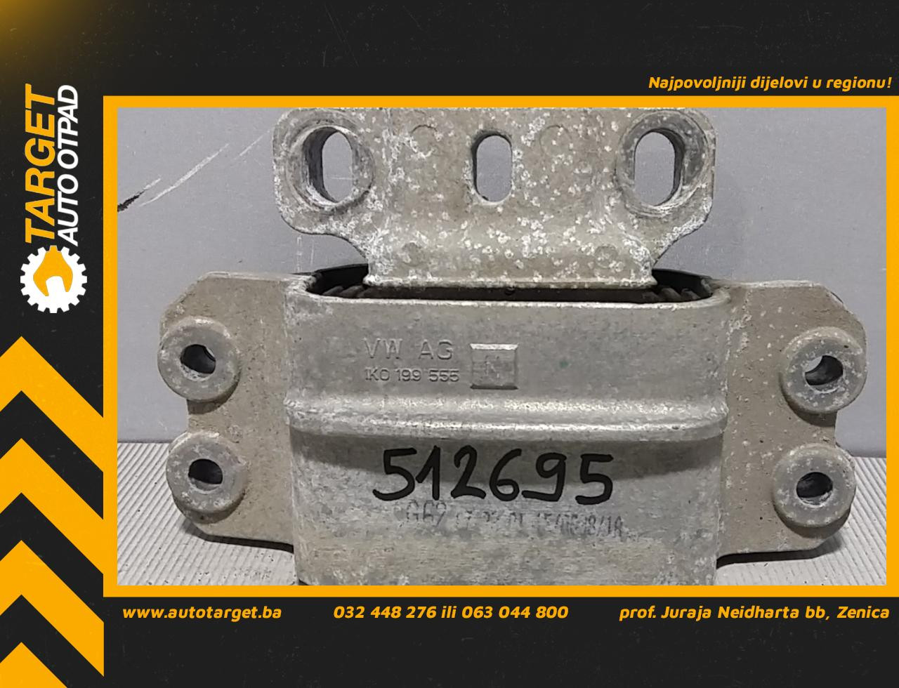 DIJELOVI NOSAC MOTORA VW CADDY > 10-15 1K0199555N