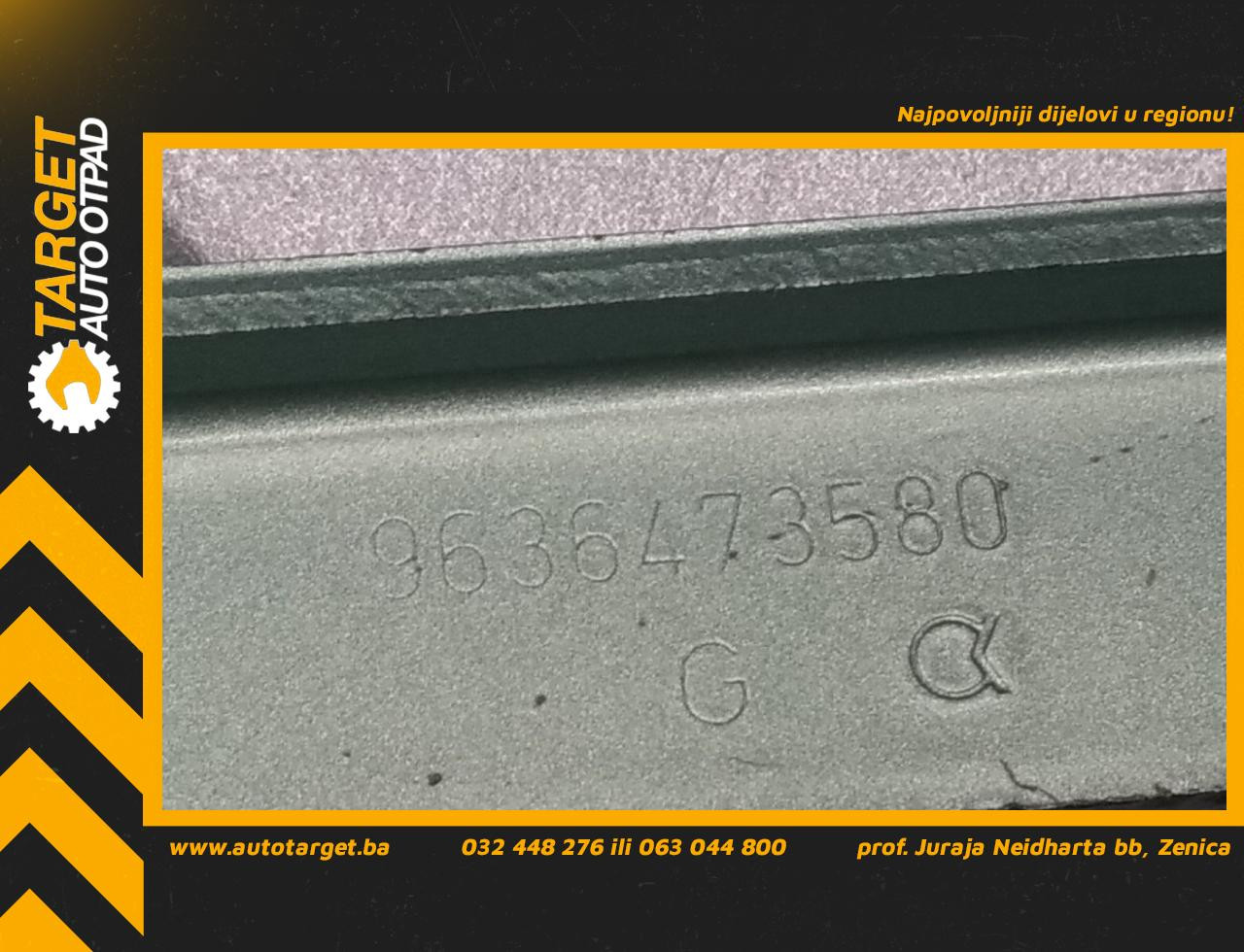 DIJELOVI SKARE OD HAUBE PEUGEOT 307 > 01-05 9636473580