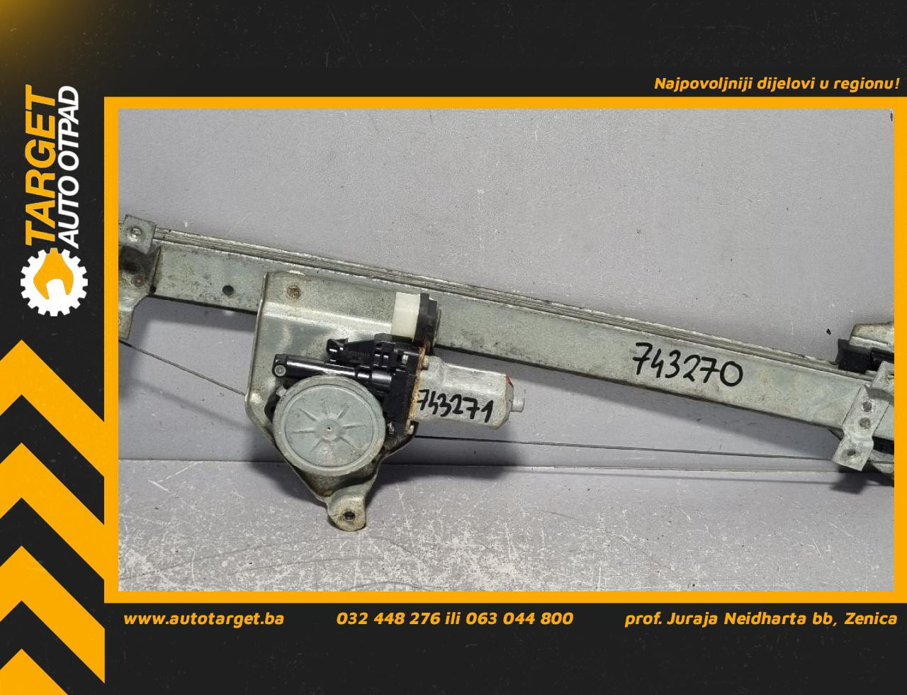DIJELOVI ELEKTRO PODIZAC STAKLA MITSUBISHI PAJERO > 03-06